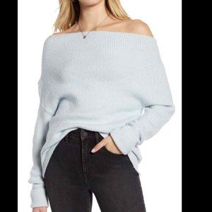 Treasure & Bond Blue Long Sleeve Sweater Large NWT